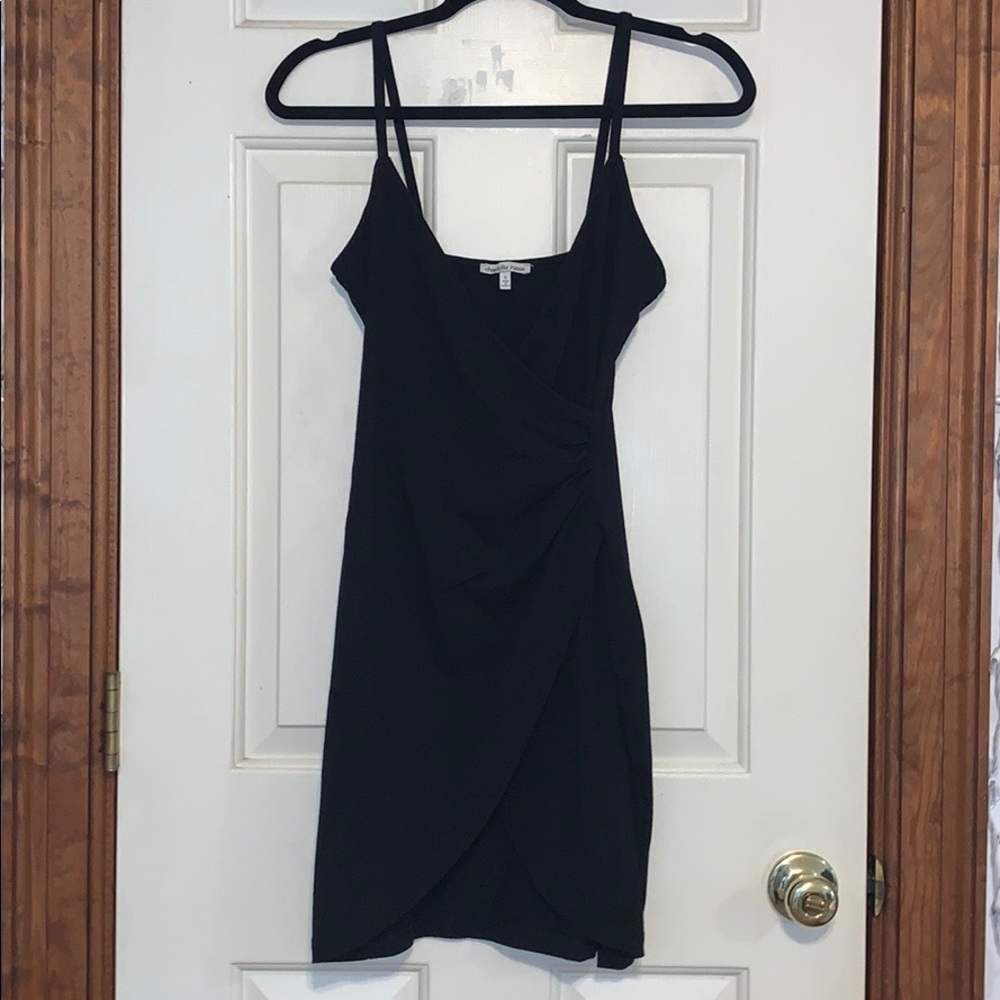 Charlotte Russe Black Tulip Dress Small
